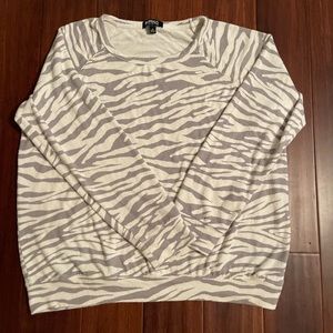 Buffalo David Bitton Sweater Womens Sz XL White Long Sleeve Knitted Pullover